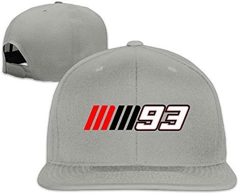 YONLY Moto GP Marc Marquez 93 Logo Baseball Cap Ash