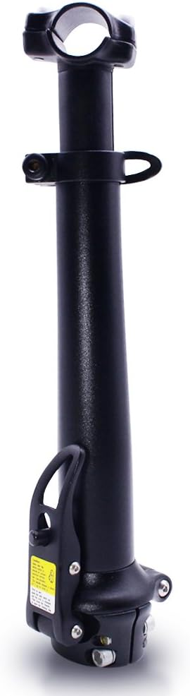 SENQI Handlebar Aluminum Alloy Folding Stem Without Teeth Adjustable Folding Riser Stem Set Bicycle Accessories 28.6×25.4×410mm BSZ005