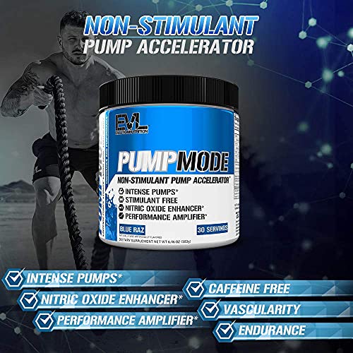 EVL PumpMode Nitric Oxide Supplement Nitric Oxide Booster Pump Pre