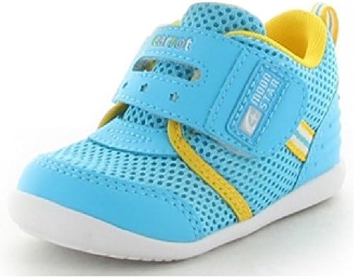 Amazon ムーンスター ベビーシューズ キャロット Carrot 子供靴 運動靴 男の子 女の子 スニーカー 無地 花柄 12cm 14 5cm ベロクロ 幼児 ベビー靴 Cr B90 12 0cm ブルー ベビーシューズ