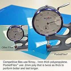 Ultimate Office PocketFile Clear Poly Document