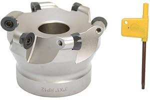 PROLINEMAX 3'' x 1'' Indexable Round Face Mill Cutter Milling Cutting Use RPMT1204 CNC