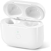 Wireless Charging Case Replacement Compatible with AirPod 4th Generation, Air Pod 4 Charger Case to USB-C Without Earbuds，White