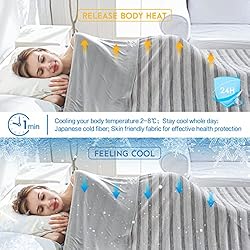 AmyHomie Cooling Blanket, Cooing Throw Blankets