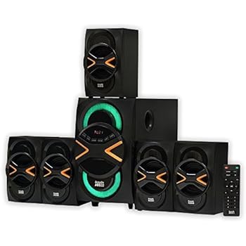 Acoustic Audio By Goldwood 51 Speaker System 51 Channel With Led Lights And Bluetooth Home Theater Speaker System Black Aa5210 #wireless #home #theater #speakers #2020 Acoustic Audio By Goldwood 51 Speaker System 51 Channel With Led Lights And Bluetooth Home Theater Speaker System Black Aa5210