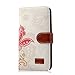 Note 3 Case, Galaxy Note 3 Case - Mavis's Diary Wallet Type Fashion Style Flower PU Leather Series Magnet Design Cover with Kickstand Card Holders for Samsung Galaxy Note 3 SM-N9000 - Butterfly
