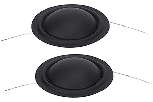 2Pcs Tweeter Voice Coil, 44mm/1.7in Outer 25mm/1.0in Inner Copper Clad Aluminum Round Wire Dome Tweeter Film for Speaker Repa