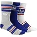adidas Men's Cushioned Crew Socks (3-Pair), Heather Grey/Collegiate Royal/Vivid Red/White, Large