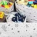 Barton + Lane 3pc. Set Baby Storage Baskets for Toys, Clothes - Large and Small Nursery Organizer Bins for Boy/Girl's Room – Foldable Canvas Toy Storage Basket with Handles (Space Explorer)