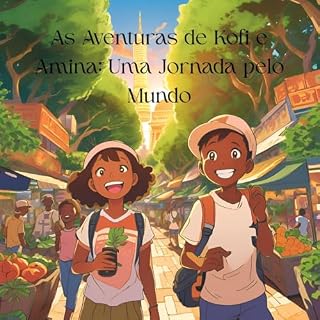 Livro As Aventuras de Kofi e Amina: Uma Jornada pelo Mundo