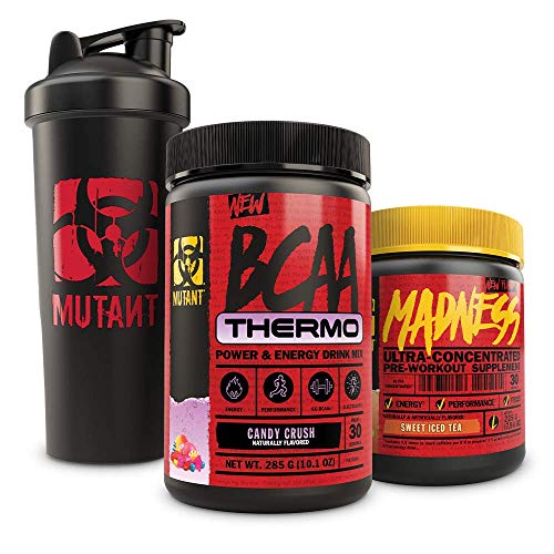 Mutant Bcaa Thermo Madness Shaker Cup Bundle Keto Friendly Vegan Pre Workout Energy Support With 1l Shaker Cup Hotusdeals Net