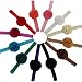 QingHan Little Girls' Fabric Flower Headband Pack of 12