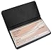 Basic Black Leather Checkbook Cover by CheckAdvantage