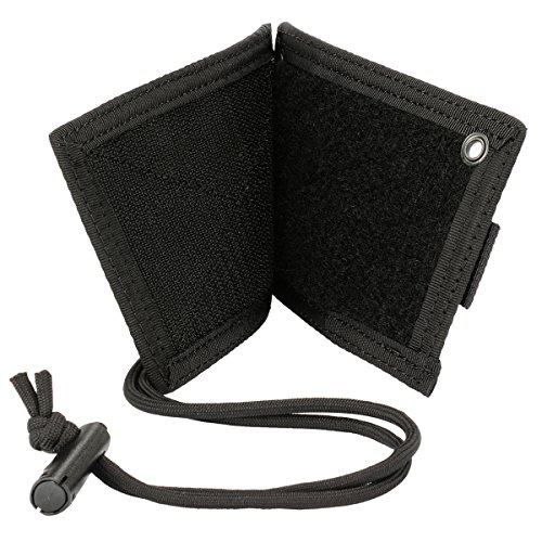 Tactical ID Card Holder Hook & Loop Patch Badge Holder Neck