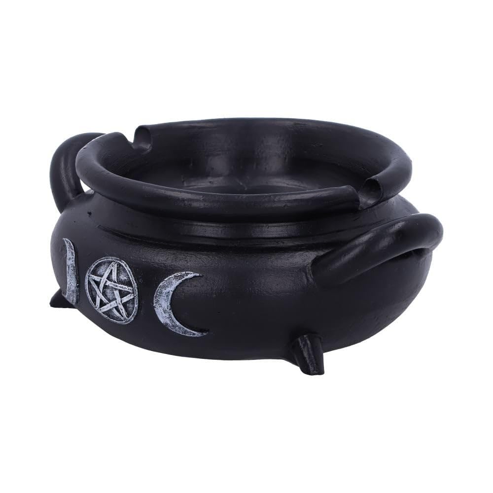 Nemesis Now Cauldron Bubble Incense Burners, 13cm (Set of 6), Black