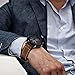 Fullife Compatible with Galaxy Watch 42mm Band Leather and Silicone Hybrid Sports Strap Replacement for Samsung Galaxy Watch 42mm Band Galaxy Watch Active 2 Bands 44mm 40mm Smart Watch, Coffee