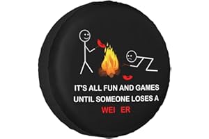 Sumsive Rv Spare Tire Cover for Trailers,Waterproof Dust-Proof Camper Spare Tire Cover Tire Protectors for Trailer SUV Truck Travel Wheel Tire Covers for Spare Tire Accessories 15 Inch