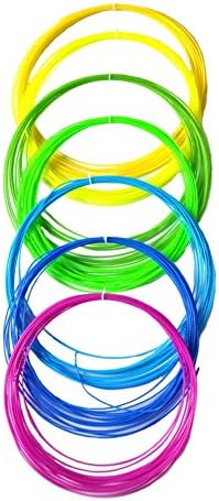 3D Pen Filament 3D PEN Refill,1.75mm PLA filament Pack of 10 Different Colors,High-Precision Diameter Filament, Each color 16.5 Feet, total 165 Feet by DEWANG