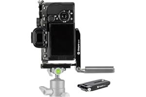 Fotopro DSLR Camera L Bracket Vertical Horizontal Switching Foldable Tripod Quick Release Plate for DSLR Camera Fluid Heads Stabilizer Tripod Monopod QAL-R