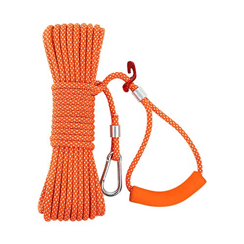 ZAselect Washing Line Rope 10M Laundry Clothes Lines Thick Garden Outdoor Easy to Tighten Orange
