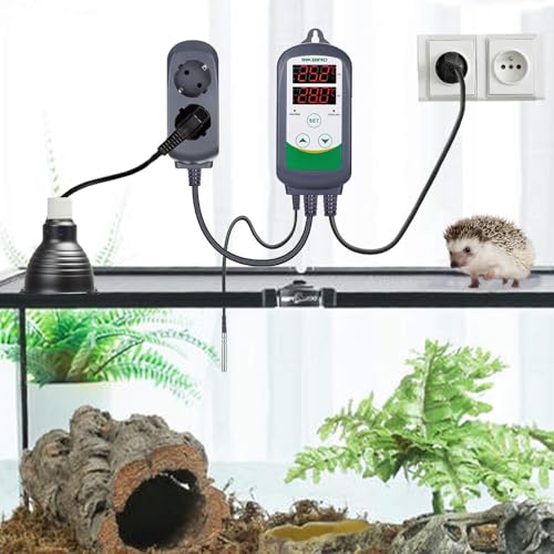 Inkbird ITC-308 220 V Digital Temperature Controller Thermostat Control with Heating and Cooling for Homebrew, Breeding, Greenhouse