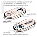 WJLING Anti Spy Hidden Camera Detectors with Built-in Motion Sensor and antitheft Alarms Ultra-Light 3-in-1 Detection and Alert Mechanism with Mini LED Flashlight (Rose Gold)