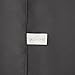 Deconovo Scalloped Valances for Living Room, Blackout Window Valances for Kitchen, Rod Pocket Short Cutains ((42x18 Inch, Dark Grey, 1 Panel)