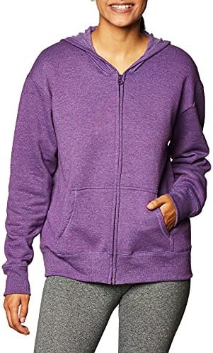 Hanes Women's Full-Zip Hooded Jacket 