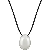 Sacina Gothic Boho Black Oval Choker Necklace, Black Choker, Boho Emo Goth Necklace, Christmas Jewelry Gift For Women