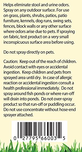 Pet Odor Eliminator, Stool and Urine Deodorizer, Yard Odor Eliminator Plus Citronella from NaturVet