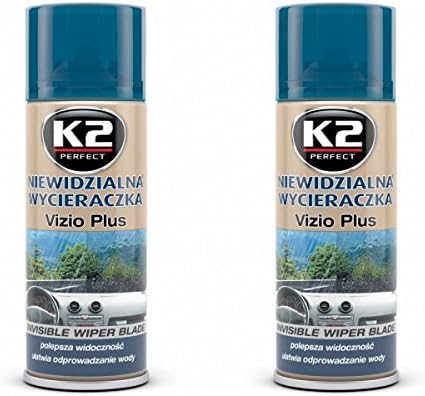 K2 PERFECT VIZIO PLUS Glass Treatment Cleaner and Rain Repellant Spray | Significant Visibility Improvement