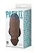 Doc Johnson - Pack It - Prosthetic Flaccid Penis - Realistic Size and Feel - Heavy (200 g)- Chocolate