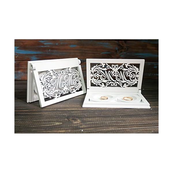 Magik Life Wooden Ring Holder Decorative Box Engagement Proposal