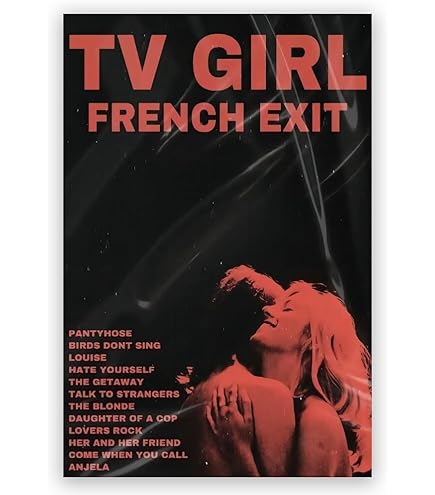 Amazon.com: BICHI Tv Girl Poster French Exit Album Cover Posters