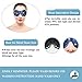 Sleep Mask for Woman & Man KAMOSSA Star Cute Contoured 3D Eye Mask Eye Cover for Sleeping, Total Darkness Sleeping Mask Free Earplugs & Carry Bag