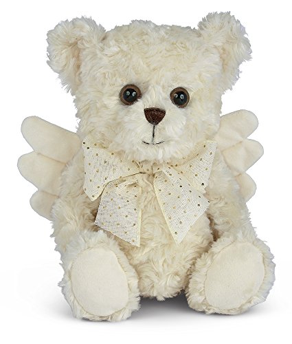 Bearington Peace Plush Stuffed Animal Angel Teddy Bear, 12