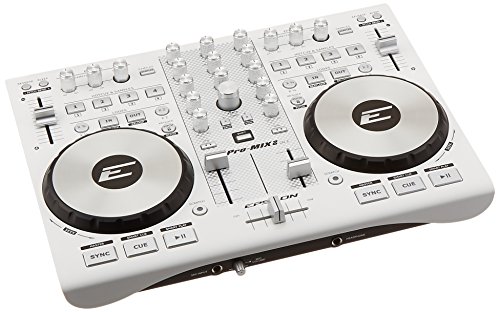 Epsilon pro-mix2 (white) ultra-compact 2-deck professio…