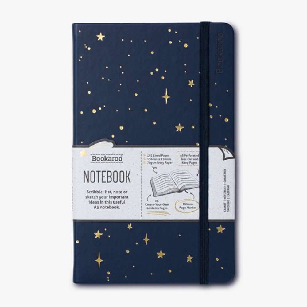 IF Moon & Stars - Bookaroo Notebook (A5) Journal — image 1