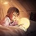 Moon lamp - Lampwin 5.9 Inch USB Rechargeable Dimmable LED 3D Full Moon Light Lantern, Touch Switch Warm / Cool White Crescent Enchanting Moon Night Light for Baby Nursery Kids Bedroom Home Decor Gift