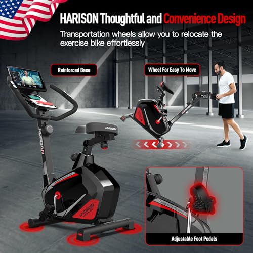 harison magnetic upright exercise bike