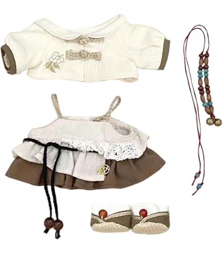 Vêtement Poupée 20 Cm – Chemise + Jupe + Chaussures – Costume Étudiant – Cadeau Enfant – Niannyyhouse