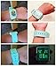 Digital Sport Watch Water Resistant Outdoor Electronic Big Face Silicone Teen Girls Women's Light Green SK1139A