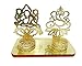 SATVIK Lakshmi Ganesh Idol Shadow Diya for Diwali Decoration. Decorative Laxmi Ganesha Murti Statue Home/Office Religious Tea Light Candle Holder Stand Indian Housewarming Return Gift Items Luxmi