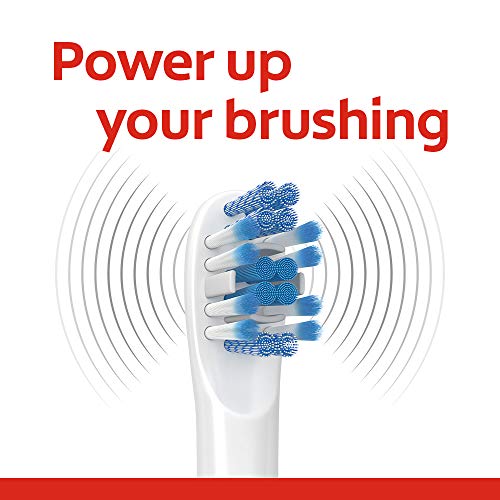 Colgate, 360 Advanced Whitening Sonic Battery Power Toothbrush with Replacement Heads Soft, 1