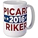 CafePress - Star Trek Picard Riker 2016 Mugs - Coffee Mug, Large 15 oz. White Coffee Cup