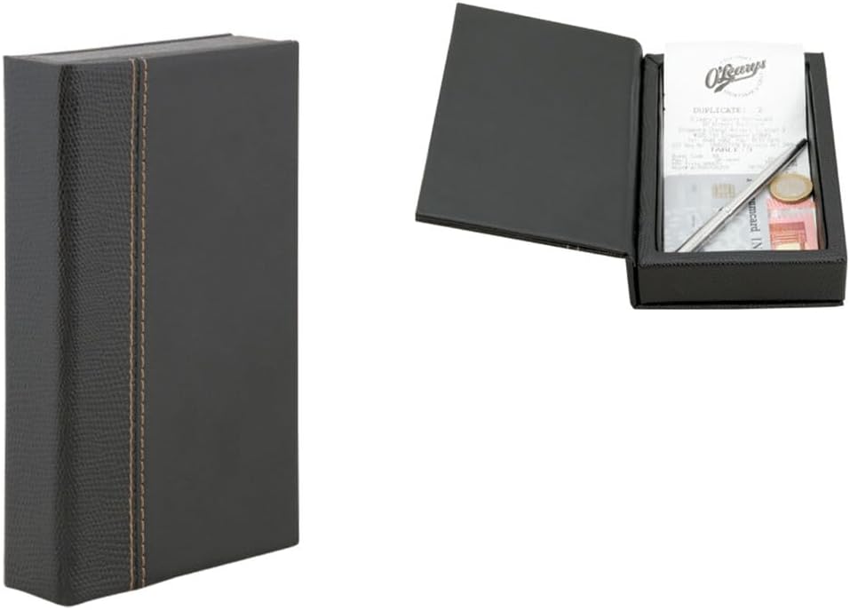 Securit MC-BPBOX-TR Trendy Bill Presenter Box PU Leather Easy Clean Dining