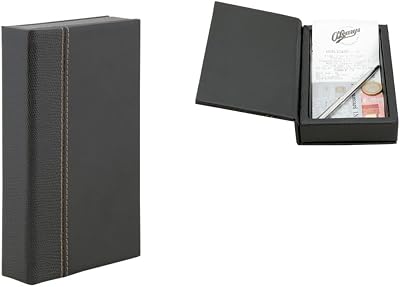 Securit MC-BPBOX-TR Trendy Bill Presenter Box PU Leather Easy Clean Dining