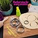 Biends Round Cookie Cutters Stainless Steel -Premium Set 11 pcs Metal Circle Pastry Cut