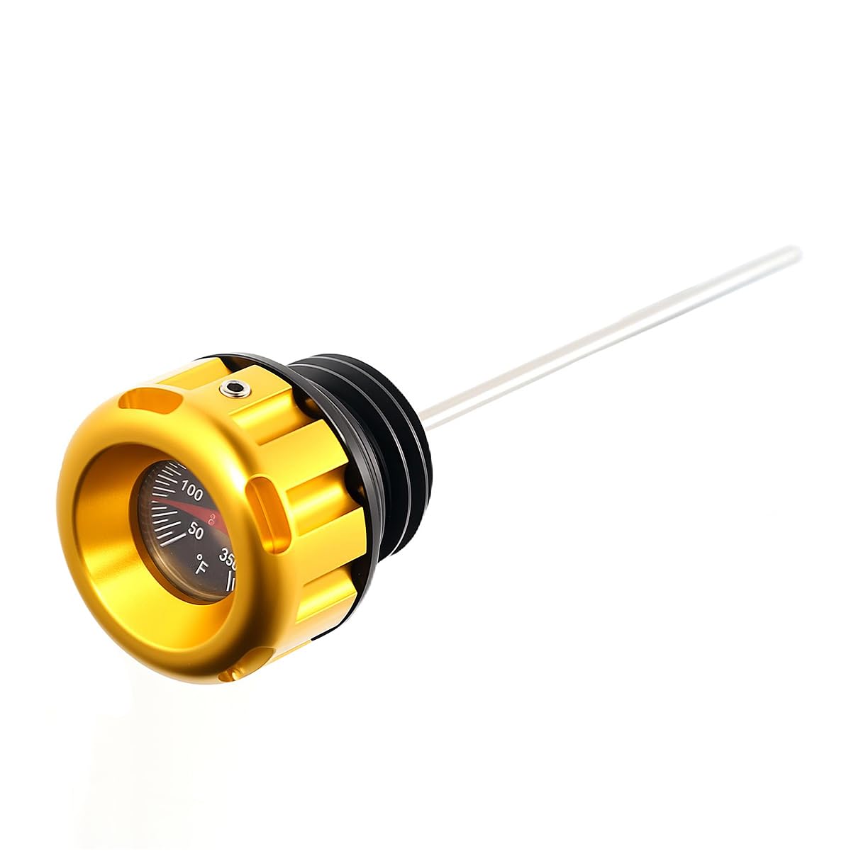 Photo 1 of Oil Temperature Dipstick Compatible for Harley 2017-2025 Touring Street Road Glide FLTRX FLHX (Gold)