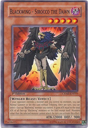 Yu-Gi-Oh! - Blackwing - Sirocco the Dawn (CRMS-EN010) - Crimson Crisis - 1st Edition - Common